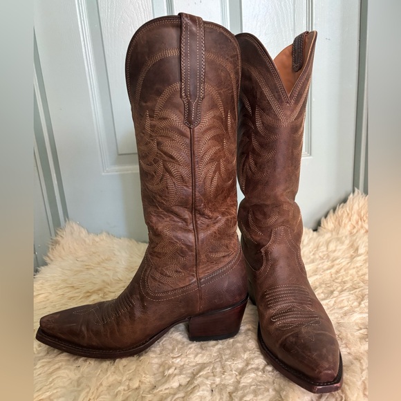 Tecovas The Annie Boots in Café Leather size 8 - Picture 6 of 14